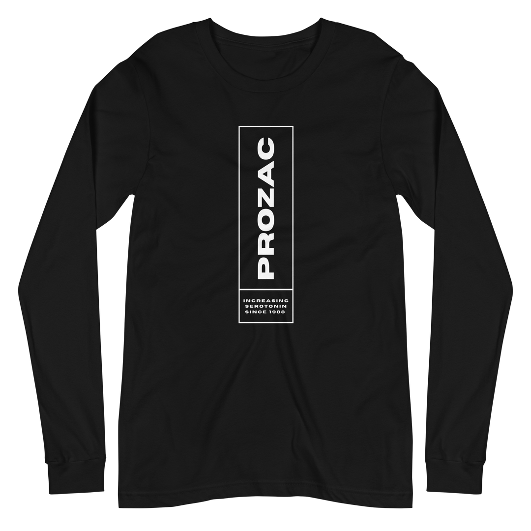 Prozac: Increasing Seratonin Since 1988 Long Sleeve Tee