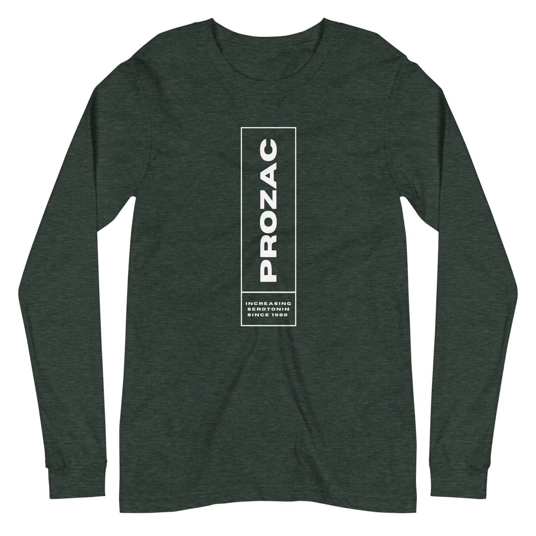 Prozac: Increasing Seratonin Since 1988 Long Sleeve Tee