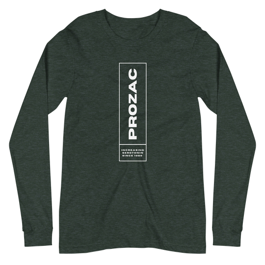 Prozac: Increasing Seratonin Since 1988 Long Sleeve Tee