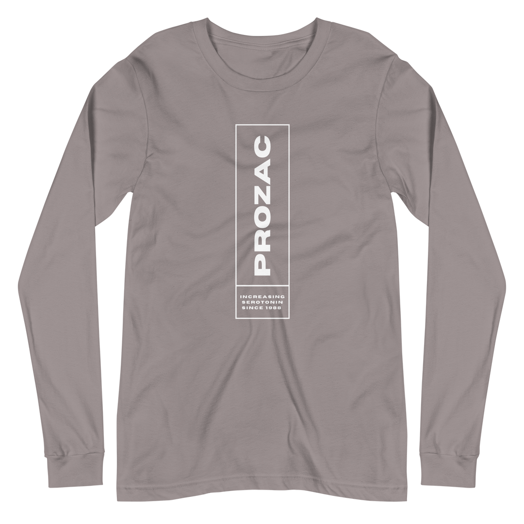 Prozac: Increasing Seratonin Since 1988 Long Sleeve Tee