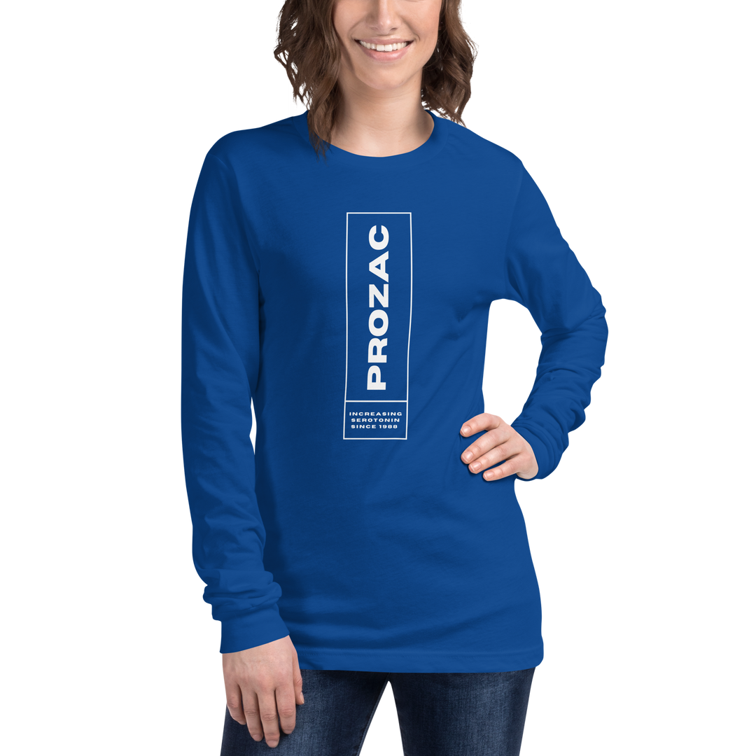 Prozac: Increasing Seratonin Since 1988 Long Sleeve Tee