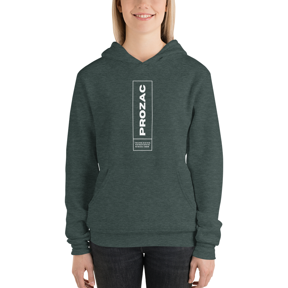 Prozac: Increasing Seratonin Since 1988 All Genders Pullover Hoodie