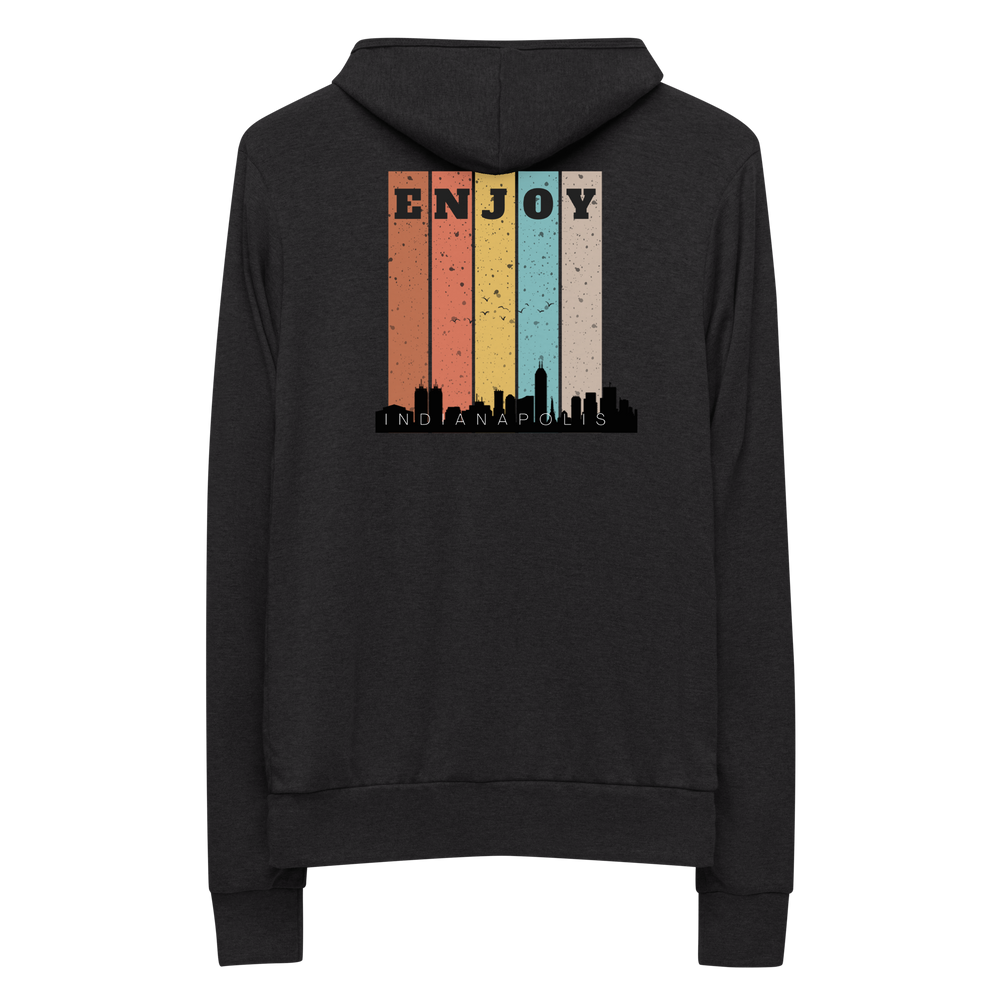 Enjoy Indianapolis All Genders Zip Hoodie