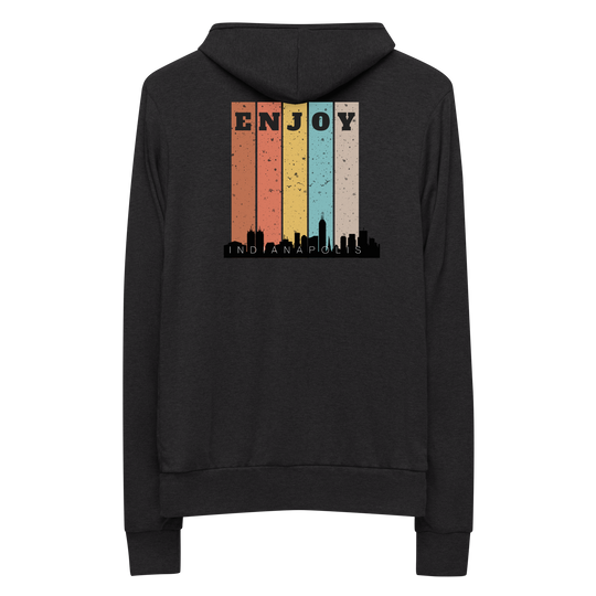 Enjoy Indianapolis All Genders Zip Hoodie