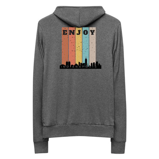 Enjoy Indianapolis All Genders Zip Hoodie