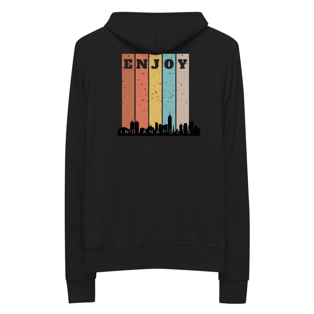 Enjoy Indianapolis All Genders Zip Hoodie