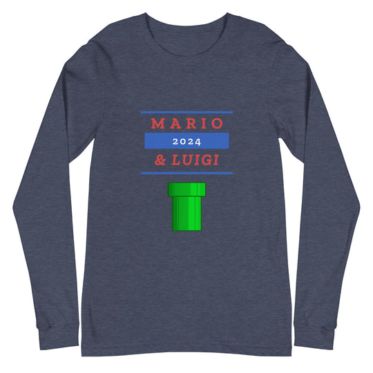 Mario & Luigi 2024 All Genders Long Sleeve Tee