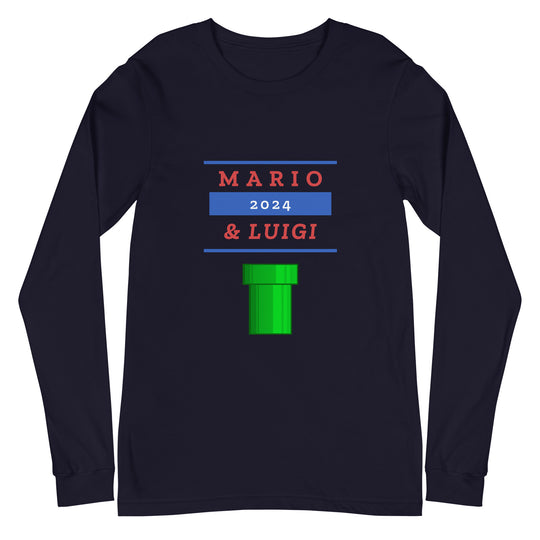 Mario & Luigi 2024 All Genders Long Sleeve Tee