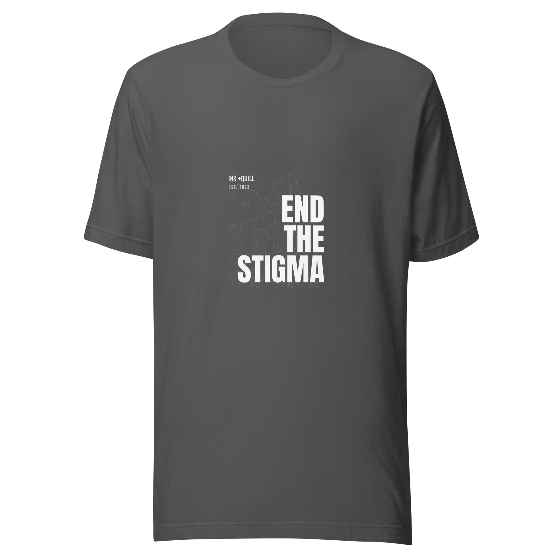 End the Stigma script T-Shirt - Mental Health Shirt - Diversely Human